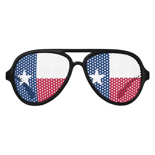 Texas flag party shades  Texan costume glasses