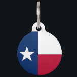 Texas flag pet name tag<br><div class="desc">Texas flag</div>