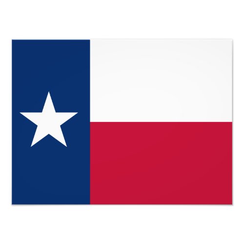 Texas Flag Photo Print
