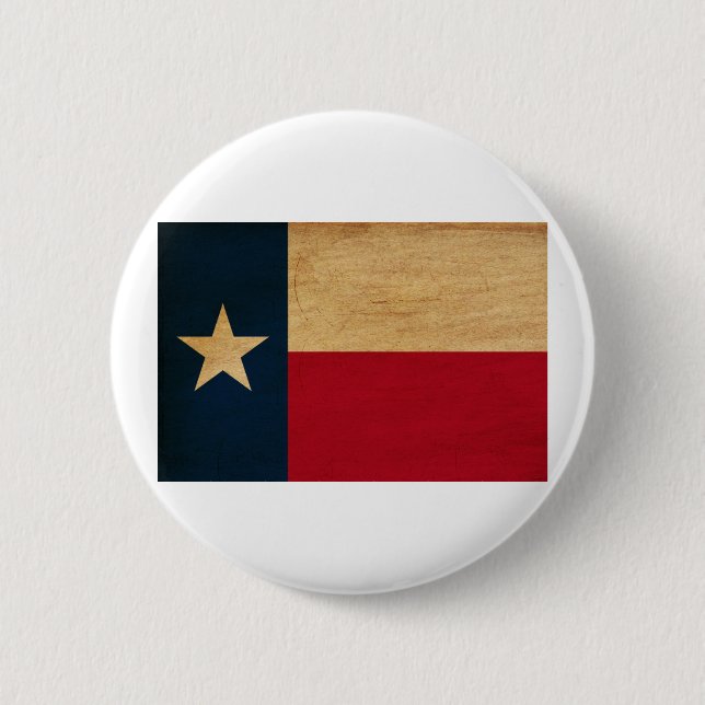 Texas Flag Pinback Button (Front)
