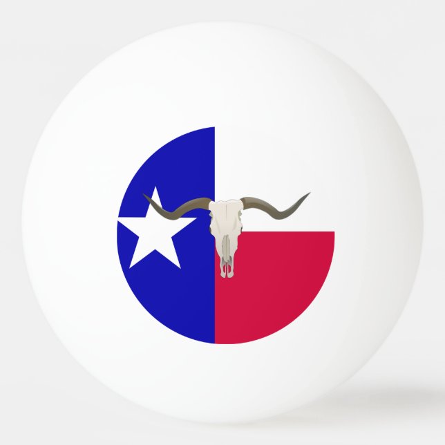 Texas flag ping pong ball (Back)