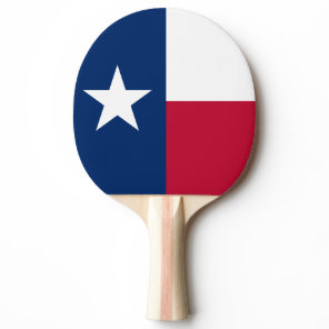 Texas flag ping pong paddle for table tennis