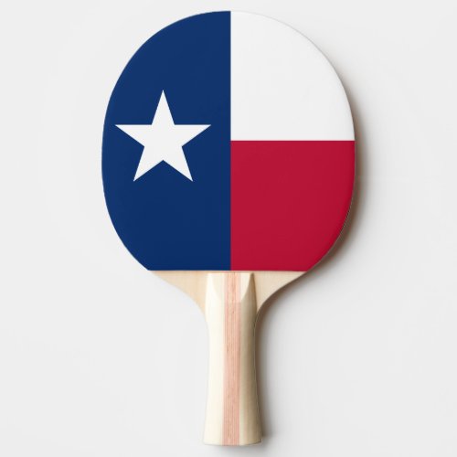 Texas flag ping pong paddle for table tennis