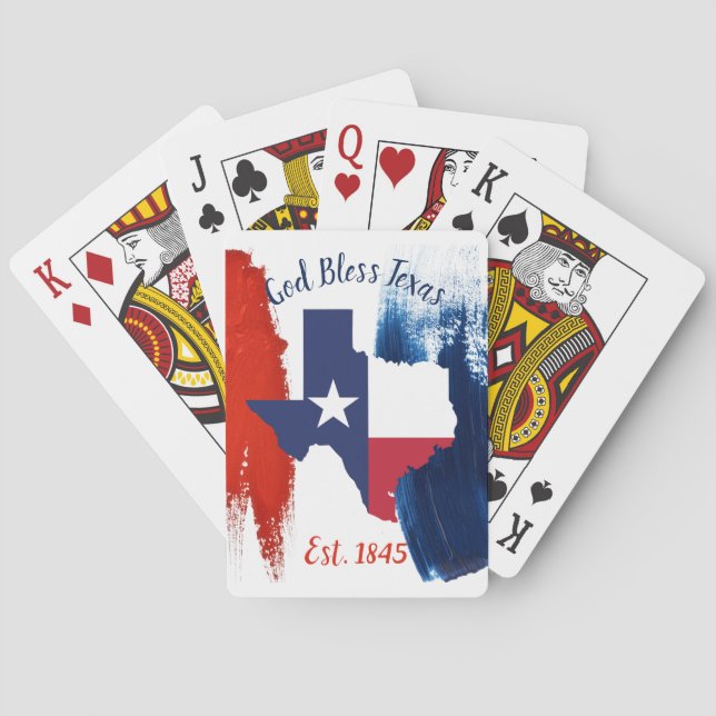 Texas Flag Playing Cards (Back)