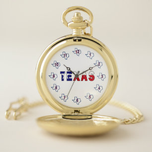 Texas Flag Pocket Watch