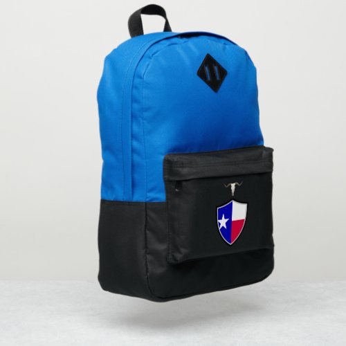 Texas flag port authority backpack