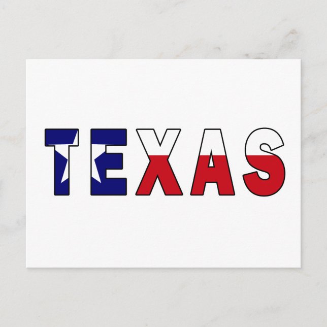 Texas Flag Postcard (Front)