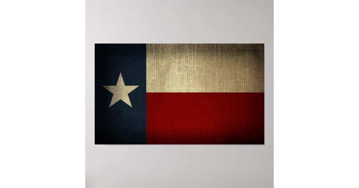 Texas Flag Poster 