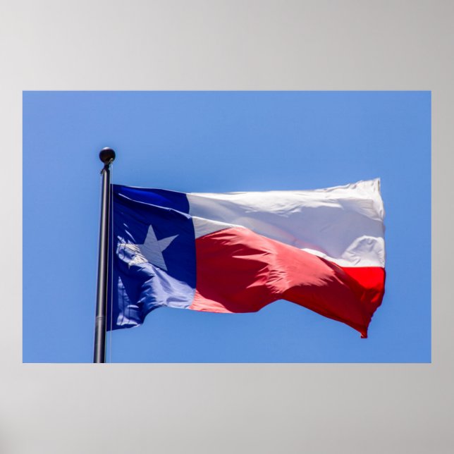 Texas Flag Poster (Front)