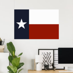 Texas Flag Poster | Zazzle