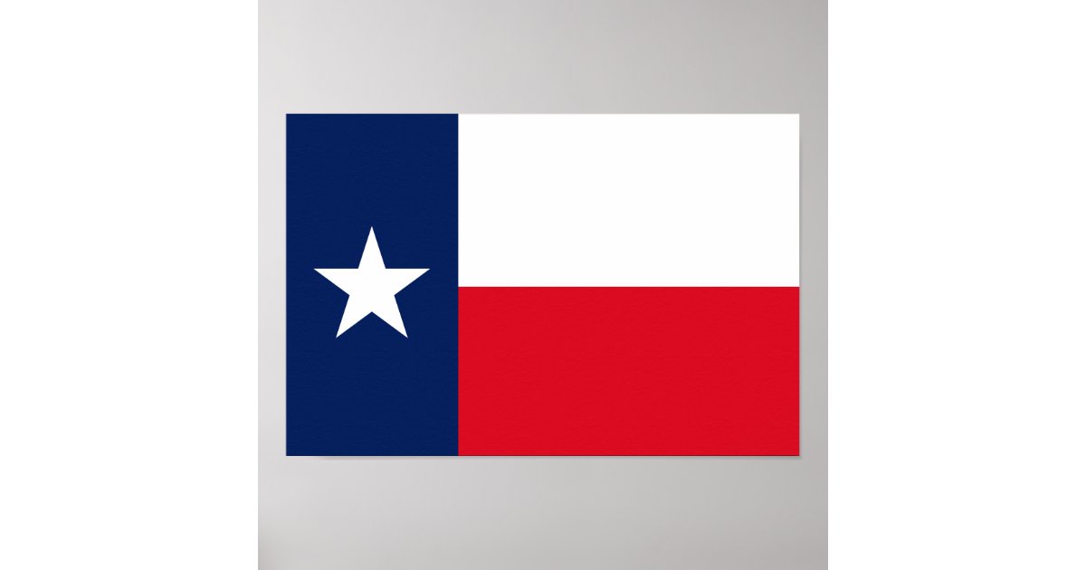 TEXAS Flag - Poster | Zazzle