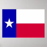 Texas Flag Poster at Zazzle