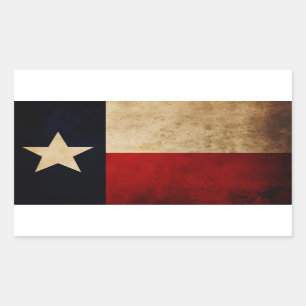 Texas Flag Rectangular Sticker