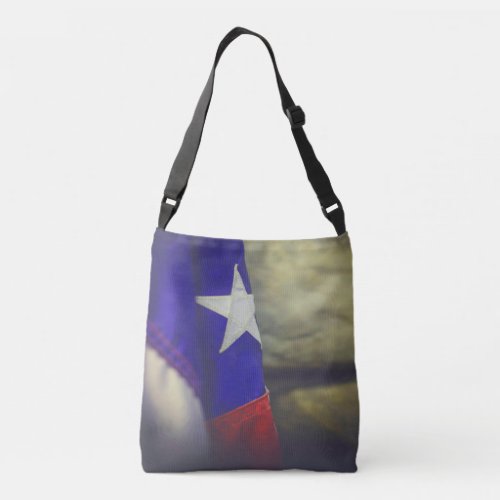 Texas Flag Rustic Lone Star State USA Crossbody Bag