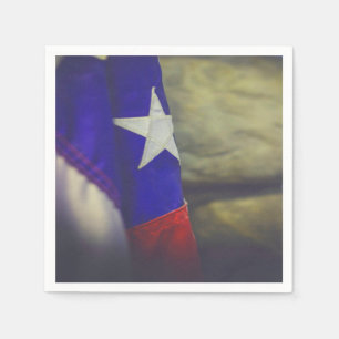Texas Flag Rustic Lone Star State USA Napkins