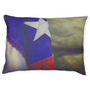 Texas Flag Rustic Lone Star State USA Pet Bed