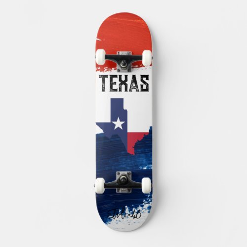 Texas Flag Skateboard