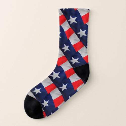 Texas Flag Socks