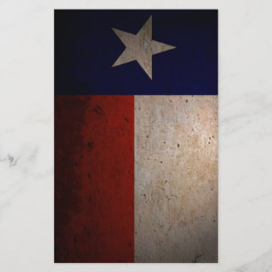 Texas flag stationery