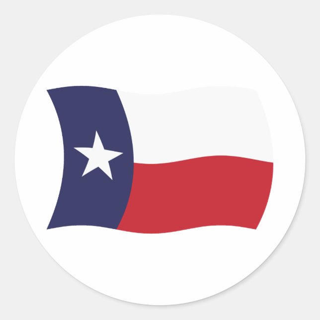 Texas Flag Sticker (Front)