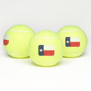 TEXAS FLAG TENNIS BALLS