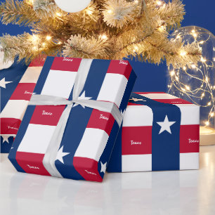 Texas Flag & Texas gifts America /sports fans Wrapping Paper