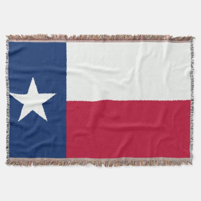 Texas Flag throw blanket (Front)