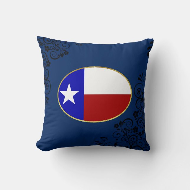 Texas flag throw pillow (Front)