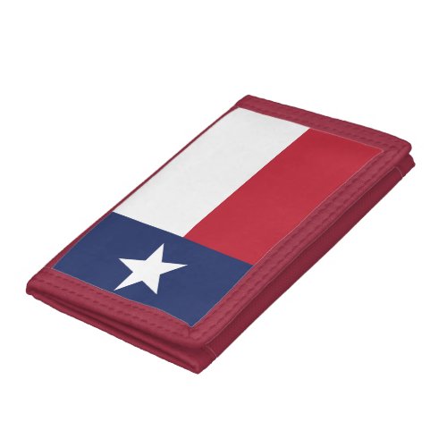 Texas flag trifold wallet