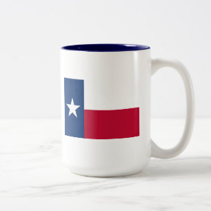 Texas Flag Two-Tone Coffee Mug