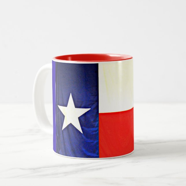 Texas Flag Two Tone Mug (Front Left)