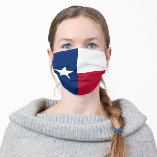 Texas Flag Unisex Adult Cloth Face Mask