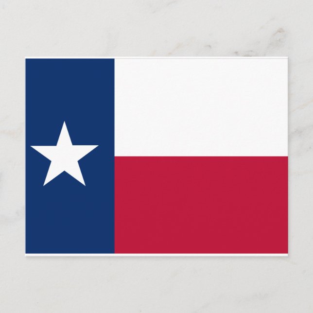 Texas Flag USA Postcard (Front)