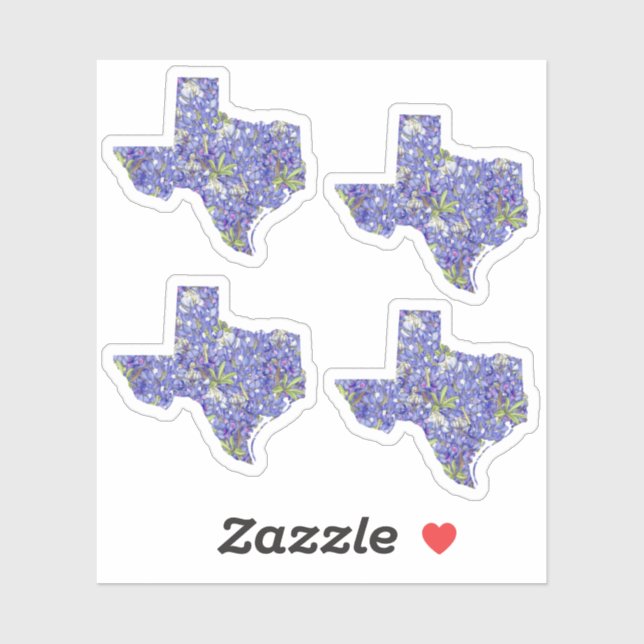 Texas Flower Sticker (Sheet)