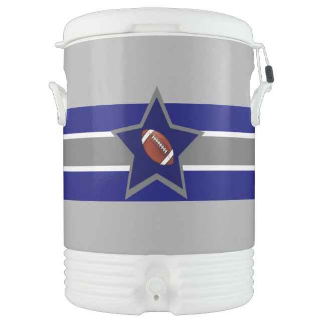 Texas Football Design 1 Beverage Cooler (Front)
