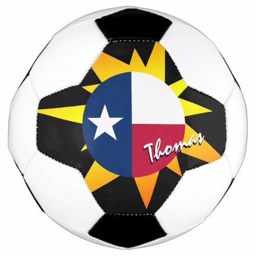 Texas Football  Texas Flag  BANG Soccer Ball