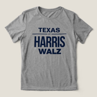 Texas for Harris Walz Tri-Blend Shirt