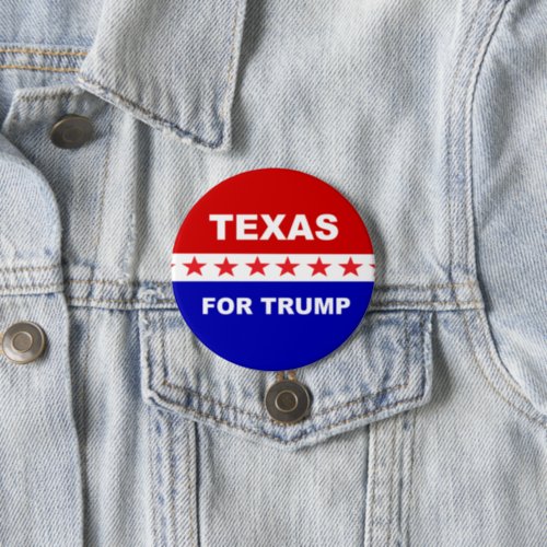 Texas For Trump Button