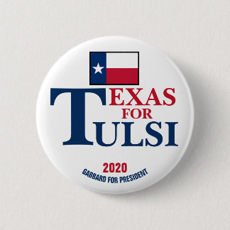 Texas for Tulsi Gabbard for President 2020 Button