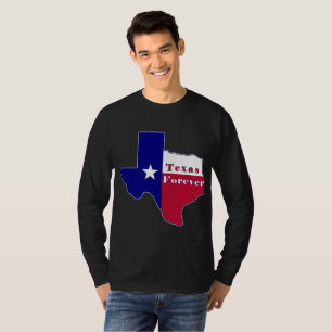 Texas Forever Flag Map T-Shirt
