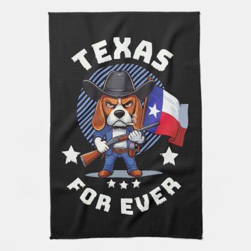 Texas forever kitchen towel