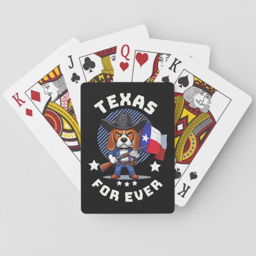 Texas forever playing cards