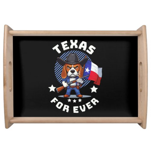 Texas forever serving tray