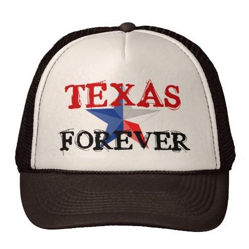 TEXAS FOREVER TRUCKER TRUCKER HAT | Zazzle