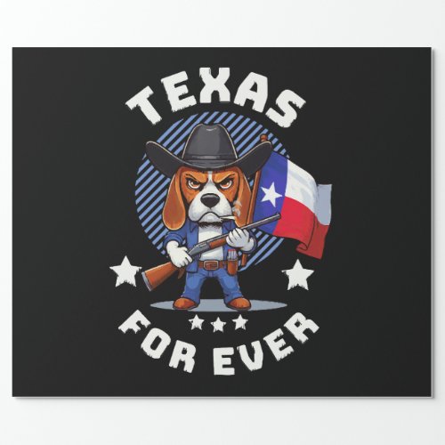 Texas forever wrapping paper