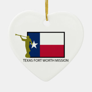 TEXAS FORT WORTH MISSION LDS CTR CERAMIC ORNAMENT