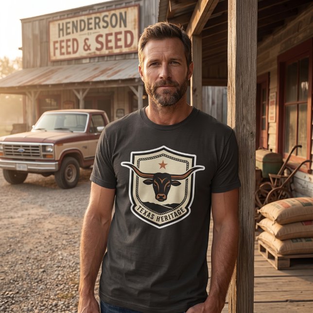 Texas Frontier Heritage Badge Tee (Creator Uploaded)