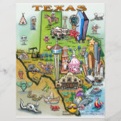 Texas Fun Map (Front)