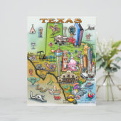 Texas Fun Map (Standing Front)