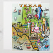Texas Fun Map (Front/Back)
